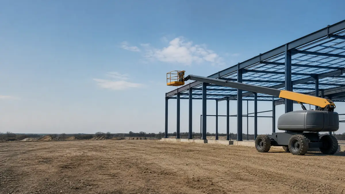 Boom Lifts jobsite access in Wichita